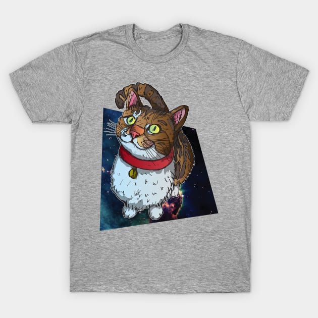 Grunge Cat Haru T-Shirt by BrokenGrin